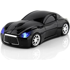 Car Mouse Wireless Mouse with USB Receiver Computer Mice Laptop Gaming Mouse for Windows Mac Black