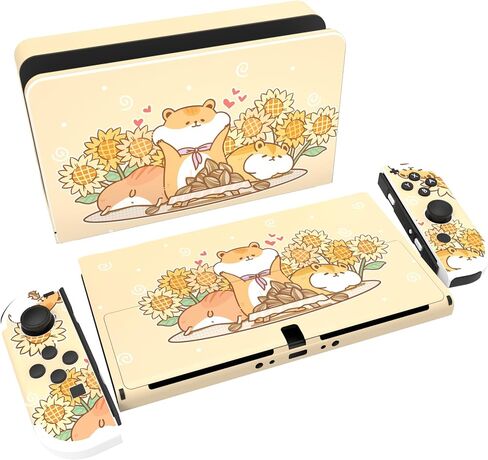 PlayVital Full Set Protective Skins for Nintendo Switch OLED Console & Joycon, Customized Vinyl Decal Sticker Wrap for Nintendo Switch OLED & Dock & Hand Grips - Mistborn Dragon in Kuwait