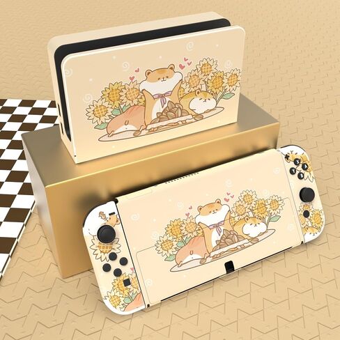PlayVital Full Set Protective Skins for Nintendo Switch OLED Console & Joycon, Customized Vinyl Decal Sticker Wrap for Nintendo Switch OLED & Dock & Hand Grips - Mistborn Dragon in Kuwait