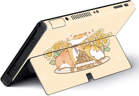 PlayVital Full Set Protective Skins for Nintendo Switch OLED Console & Joycon, Customized Vinyl Decal Sticker Wrap for Nintendo Switch OLED & Dock & Hand Grips - Mistborn Dragon in Kuwait