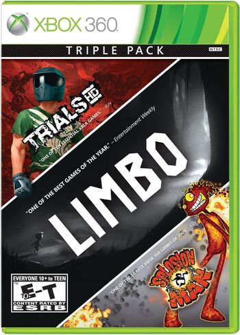 3 pack - LIMBO, Trials HD, Splosion Man - Xbox 360 in Saudi Arabia