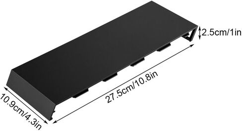 Zer one HDD Hard Driver Shell Case for PS4, Anti-Scratch Front Housing Shell Faceplate Replacement for Sony Playstation 4 PS4 Console(Black) in Saudi Arabia