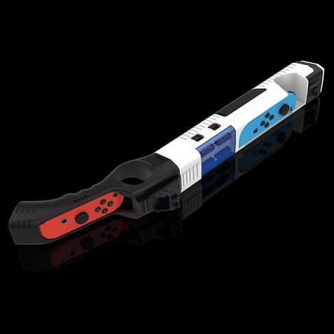 GH Joy con Gun Controller for Nintendo Switch (OLED) Shooting Games, Resident Evil, Cabela's, Sniper Elite, Doom, Hunting Simulator, Wolfenstein, Payday, Joycon Gun Grip Black in Kuwait