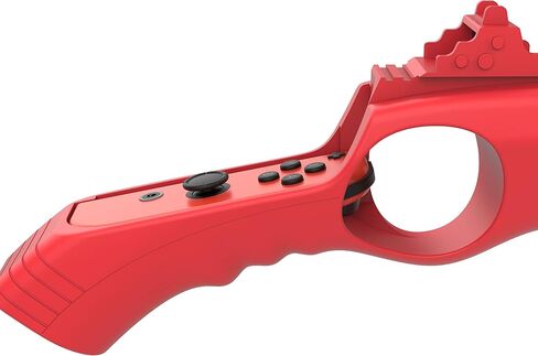 GH Joy con Gun Controller for Nintendo Switch (OLED) Shooting Games, Resident Evil, Cabela's, Sniper Elite, Doom, Hunting Simulator, Wolfenstein, Payday, Joycon Gun Grip Black in Kuwait