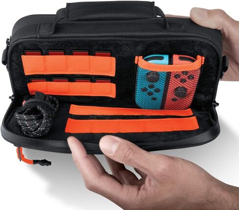 حقيبة لمس معززة من بيونيك BNK-9030 لجهاز نينتندو سويتش وملحقاته، أسود in Kuwait