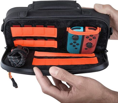 bionik BNK-9030 Commuter Reinforced Tactile Bag for Nintendo Switch and Accessories, Black in Kuwait
