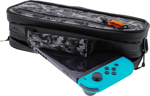 bionik BNK-9030 Commuter Reinforced Tactile Bag for Nintendo Switch and Accessories, Black in Kuwait
