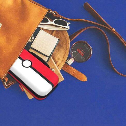 حافظة لجهاز نينتندو سويتش، حقيبة سفر محمولة من يولمو لجهاز نينتندو بوكيمون، حقيبة صلبة واقية مع حافظة شفافة لبوكبول وواقي شاشة من الزجاج المقوى (أحمر وأبيض) in Kuwait