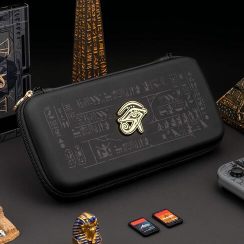 Geekshare Cute Carrying Case Compatible with Nintendo Switch/Switch OLED - Portable Hardshell Slim Travel Carrying Case fit Switch Console & Game Accessories - A Wrist Strap (Land of Mystery) in Saudi Arabia