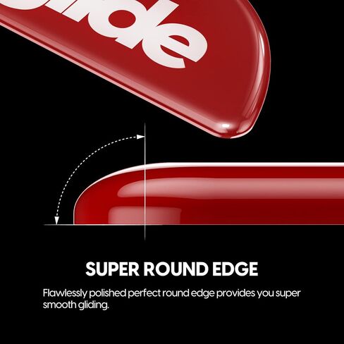 Superglide - أسرع وأنعم أقدام ماوس/زلاجات مصنوعة من زجاج فائق القوة لا تشوبه شائبة ونعل فائق السرعة وسلس ومتين لماوس الألعاب اللاسلكي Pulsar X2 وX2 Mini (أحمر) in Kuwait
