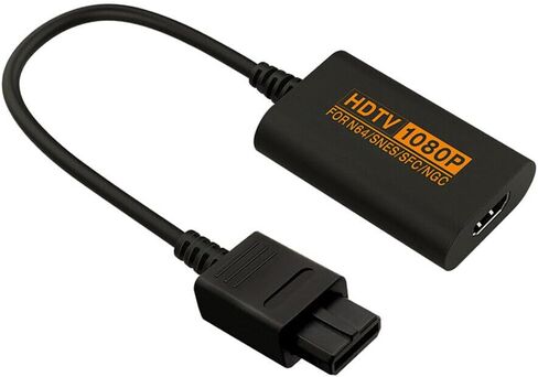 كابل محول Junsi N64 إلى HDMI SFC/NGC إلى HDMI 1080P، محولات صوت فيديو عالية الدقة تدعم PAL NTSC متوافقة مع وحدة تحكم نينتندو 64/SNES/SFC/NGC، HDTV in Kuwait