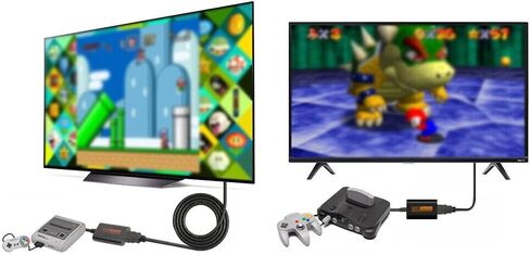 كابل محول Junsi N64 إلى HDMI SFC/NGC إلى HDMI 1080P، محولات صوت فيديو عالية الدقة تدعم PAL NTSC متوافقة مع وحدة تحكم نينتندو 64/SNES/SFC/NGC، HDTV in Kuwait