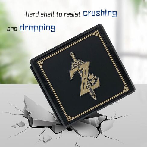 doepeBAE Game Card Case for Nintendo Switch,Portable Game Card Holder,Hard Shell Game Card Storage Case,Large Capacity Switch Game Card Organizer with 12 Card Slots (M Green) in Saudi Arabia