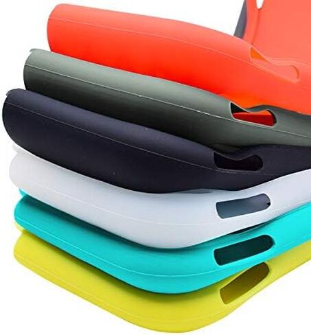 Soft Protective Silicon Case Shell Handle Grip Cover Skin for Nintend Switch Lite NS Mini Console - Red in Saudi Arabia