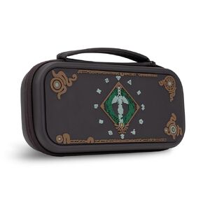 حقيبة حمل من السيليكون المضيئة من WISHAVEN متوافقة مع حافظة Nintendo Switch/Switch OLED مع قبضة مريحة - حقيبة حمل رفيعة محمولة للسفر، ملحقات مفاتيح التخزين (الآثار المفقودة) in Kuwait