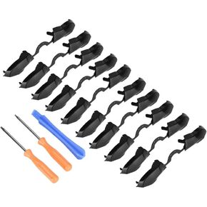 قطع غيار ممتصات الصدمات المحدثة المتوافقة مع Qiilu مجموعة أزرار ممتصة للصدمات مخصصة متوافقة مع Xbox One Elite مع مفك براغي in Kuwait