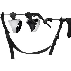 PECOOVR Gunstock المغناطيسي لوحدة تحكم PSVR2، مرفق بندقية بندقية قابل للتعديل مع أشرطة الكتف لملحقات PlayStation VR2، قبضة المسدس تعزز تجربة لعبة الرماية Pavlov Pistolwhip FPS in Kuwait