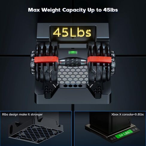 ZAONOOL Wall Mount with Cooling Fan for Xbox Series X - Wall Mount Kit & Remote Fan with 200+ RGB Light Modes - Wall Shelf for Xbox Series X Accessories with 2 Controller Holder & Headphone Hanger in Kuwait