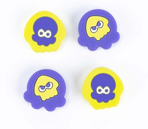 Switch Thumb Grips Joystick Caps Compatible with Splatoon Nintendo Switch, Cute Silicone Joystick Cover Compatible with Nintendo Switch OLED/Lite Controller Accessories in Saudi Arabia