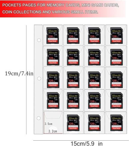 340 صفحة جيب لبطاقات Animal Crossing الصغيرة، وبطاقات ألعاب Nintendo، وبطاقات ألعاب Zelda، وبطاقات التوفير، والعملات المعدنية، تحمل 340 بطاقة ألعاب تحمل علامة ACNH NFC (17 بطاقة) in Kuwait