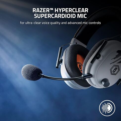 Razer BlackShark V2 Pro - سماعة رأس لاسلكية ممتازة للألعاب الرياضية الإلكترونية (تقنية لاسلكية فائقة السرعة، محركات Tri Force Titanium 50 مم، ميكروفون فائق الوضوح Supercardioid) Rainbow 6 Siege (متجددة) in Saudi Arabia