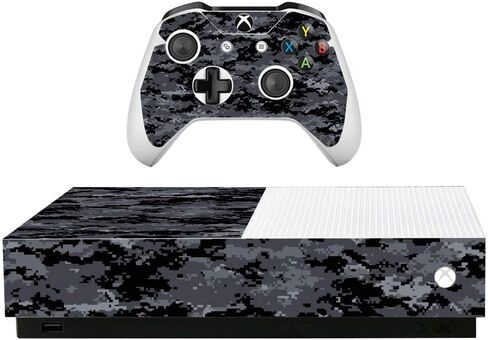 غلاف MightySkins لجهاز Microsoft Xbox One S All-Digital Edition - Digital Camo | غطاء ملتف واقٍ ومتين وفريد ​​من نوعه من الفينيل | سهل التطبيق والإزالة وتغيير الأنماط | صنع في الولايات المتحدة الأمريكية in Kuwait