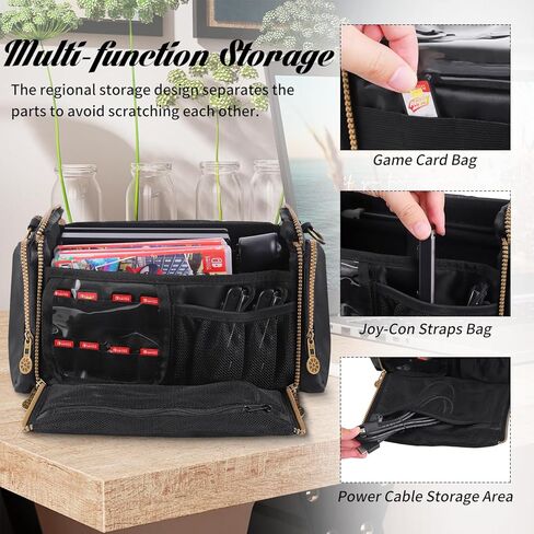 Carry Case Compatible with Zelda Nintendo Switch,Portable Nintendo Switch Case, Switch OLED Case for Switch OLED & Switch Protective Hard Portable Travel Carry Case for Nintendo Switch & Accessories in Kuwait