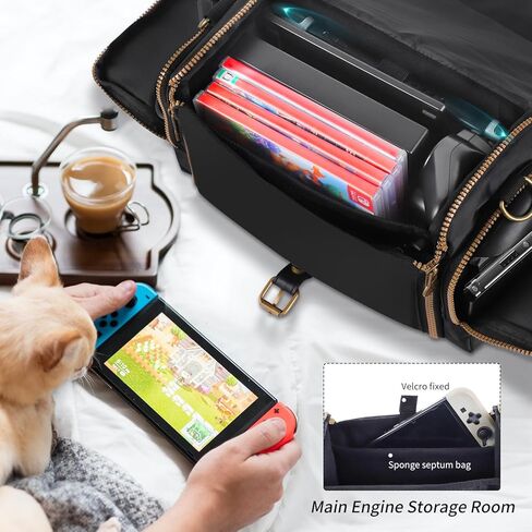 Carry Case Compatible with Zelda Nintendo Switch,Portable Nintendo Switch Case, Switch OLED Case for Switch OLED & Switch Protective Hard Portable Travel Carry Case for Nintendo Switch & Accessories in Kuwait