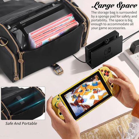 Carry Case Compatible with Zelda Nintendo Switch,Portable Nintendo Switch Case, Switch OLED Case for Switch OLED & Switch Protective Hard Portable Travel Carry Case for Nintendo Switch & Accessories in Kuwait