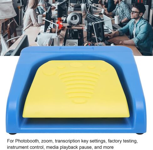 Wireless PC USB Single Foot Switch Control, Wireless Wired USB Dual Mode Foot Switch Pedal, BT Footswitch Pedal for Video Game Customized PC Keyboard in Saudi Arabia