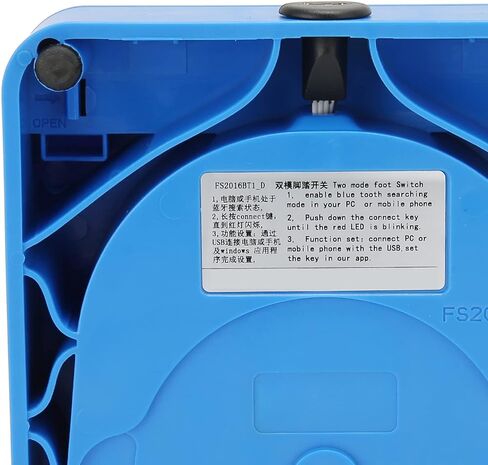 Wireless PC USB Single Foot Switch Control, Wireless Wired USB Dual Mode Foot Switch Pedal, BT Footswitch Pedal for Video Game Customized PC Keyboard in Saudi Arabia