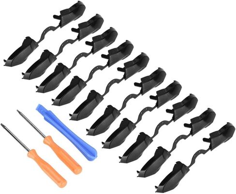 قطع غيار ممتصات الصدمات المحدثة المتوافقة مع Qiilu مجموعة أزرار ممتصة للصدمات مخصصة متوافقة مع Xbox One Elite مع مفك براغي in Kuwait