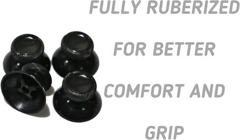 XBOX Thumbstick Replacement Kit - black replacement joysticks for XBOX ONE - Comfortable and durable grip - Analog joysticks (4pcs), xbox screwdriver, pry tools, and extra screws. (1) in Saudi Arabia