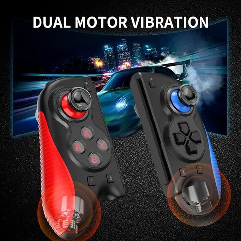 Boconna Wireless Switch Joycon، Joy Cons for Switch Sport، Joycons Pad Pro لدعم التبديل Turbo، الاستيقاظ و 6 محاور، بديل لـ Switch Joy con مع أشرطة المعصم (أسود) in Kuwait