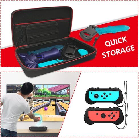 for Nintendo Switch Sports 13in1 Games Accessories Bundle Kit, for Mario Golf Clubs / Tennis Games Party wtih Portable Hand Bag, Soccer Leg Strap / Racket, Family / Children / Adult Gift Kit in Kuwait