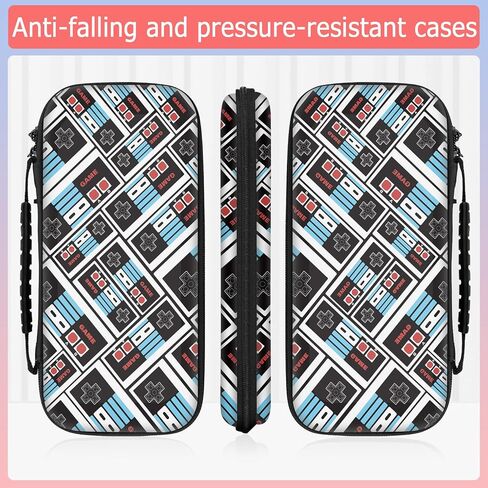 ALITOR Carrying Case for Nintendo Switch OLED Model，Multifunction Hard Shell Protective Cover Shockproof with Card Slots for Console Accessories for Nintendo Switch (Blue) in Saudi Arabia