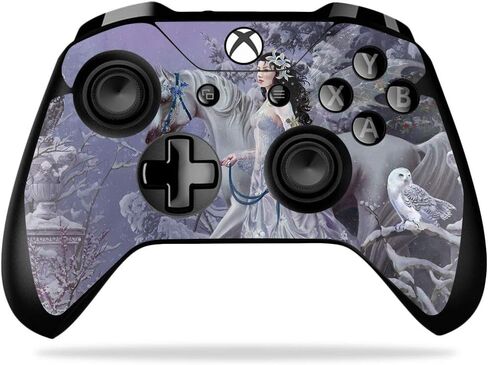 MightySkins Skin Compatible with Microsoft Xbox One X Controller - Autumn Slumber | Protective, Durable, and Unique Vinyl Decal wrap Cover | Easy to Apply, Remove, and Change Styles | Made in The USA in Kuwait