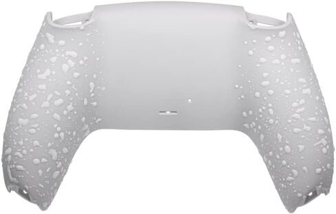 Textured Bottom Non-Slip Housing Bottom Shell for PS5 Controller, 3D Splashing Case Cover Replacement Parts for Playstation 5 Controller - Controller NOT Included (Black shell with Black Splatter) in Saudi Arabia