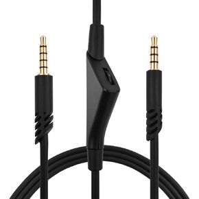 كابل سماعة رأس بديل A40 TR مع التحكم في مستوى الصوت متوافق مع سماعات الألعاب Astro A10 A40 A40tr A50، يعمل لجهاز Xbox One Play Station 4 PS5 (6.6 قدم) in Kuwait