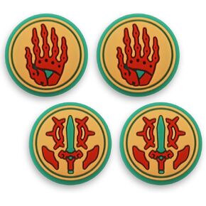 4pcs Thumb Grip Caps, Silicone Cover for Switch Soft Joystick Cover Portable Joystick Button Caps Compatible with Nintendo Switch/Switch OLED/Switch Lite in Saudi Arabia