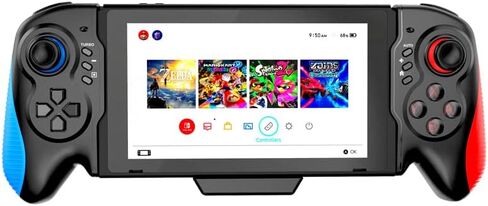 وحدة تحكم ZUJO Pro لجهاز Nintendo Switch، واستبدال Joy-Cons، وحافظة لوحة ألعاب لاسلكية مع مستشعر جاذبية بستة محاور، واهتزاز محرك مزدوج ووظيفة Turbo in Saudi Arabia