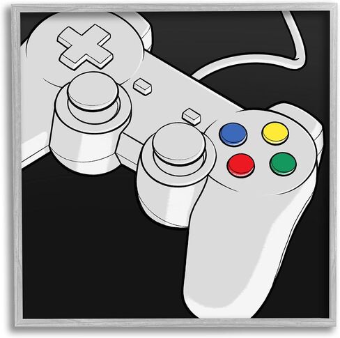 Stupell Industries Video Gaming Controller Framed Wall Art, Design by Marcus Prime in Saudi Arabia