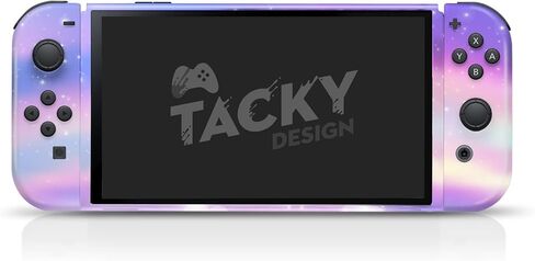 Tacky Design Unicorn Skin Compatible with Nintendo Switch OLED Skin Anime Vinyl 3M Pink Nintendo Switch OLED Stickers Set - Switch OLED Skin for Console, Dock, Joy Con - Decal Full Wrap in Saudi Arabia