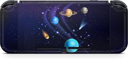 TACKY DESIGN Galaxy Skin Compatible with Nintendo Switch Skin, Purple Vinyl 3m Decal Stickers Full Cover in Saudi Arabia