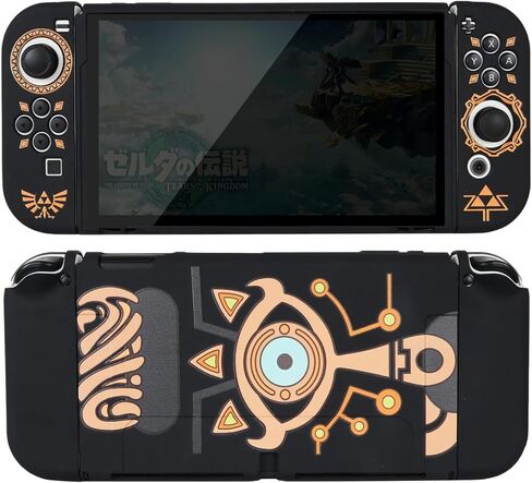 TIKOdirect Dockable Case Compatible with Switch OLED 2021, Cute Protective Soft Cover Full Protection for Switch OLED and Joy-Con Controller, Pink Princess in Saudi Arabia