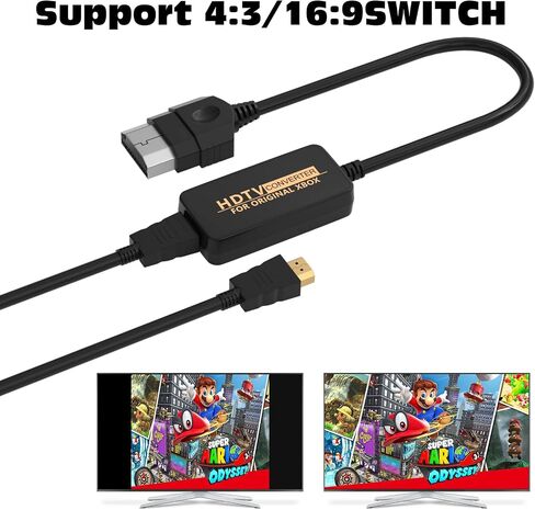 محول PowerTrust HDMI لجهاز Xbox الأصلي، تحويل إشارة فيديو XBOX الأصلية إلى إشارة HDMI in Saudi Arabia
