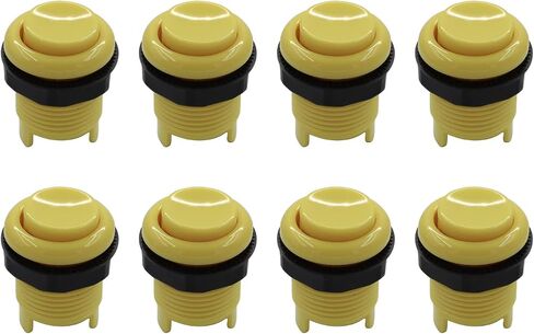 SJ@JX Arcade 28mm Concave Push Button Keyboard MX Microswitch Screw-in Type Button in Kuwait