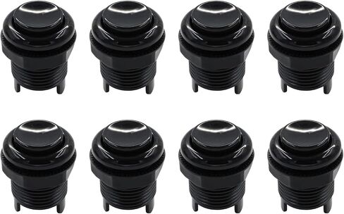 SJ@JX Arcade 28mm Concave Push Button Keyboard MX Microswitch Screw-in Type Button in Saudi Arabia