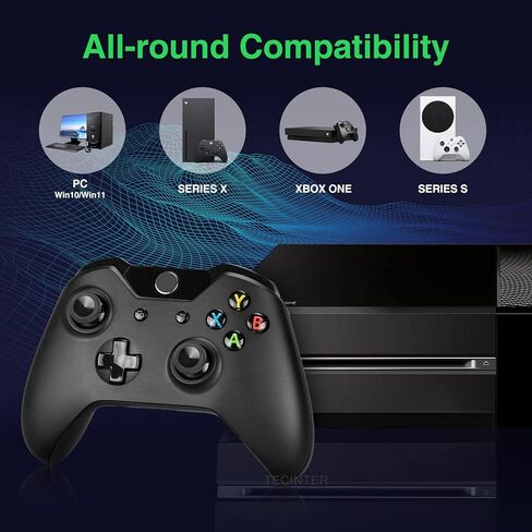 vaomon Wireless Controller for Xbox One PC Game Controller Compatible with Xbox One,Xbox Series X/S,3.5mm Audio Jack,3D Joystick (Black) in Kuwait