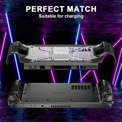Dteck Steam Deck Protective Case, Lightweight Hard PC Shock-Absorption Anti-Scratch Full Body Protective Steam Deck Travel Case Anti-Slip Grip Design Steam Desk Accessories, Blue in Saudi Arabia